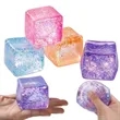 Ice Cube Stress Relief Squishy Toy with Custom Logo | https://www.bestnamebadges.com