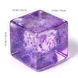 Ice Cube Stress Relief Squishy Toy with Custom Logo | https://www.bestnamebadges.com