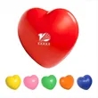 Heart Shaped Stress Reliever with Custom Logo | https://www.bestnamebadges.com