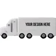 Custom Semi Truck Stress Reliever | https://www.bestnamebadges.com
