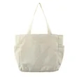 Customized Eco-Friendly Canvas Tote Bag with 2 Side Pockets | https://www.bestnamebadges.com