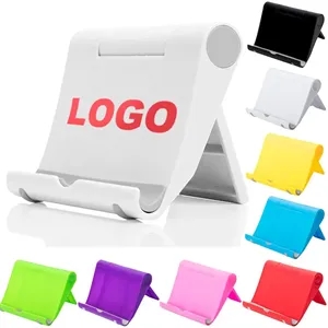 Adjustable Foldable Plastic Phone Tablet Holder for Desk