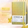 PU Soft Cover Sparkly Star Elastic Closure Journal | https://www.bestnamebadges.com