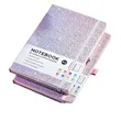 PU Soft Cover Sparkly Star Elastic Closure Journal | https://www.bestnamebadges.com