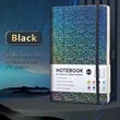 PU Soft Cover Sparkly Star Elastic Closure Journal | https://www.bestnamebadges.com