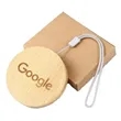 Bamboo 6 in 1 Charging Cable with Round Storage Case | https://www.bestnamebadges.com