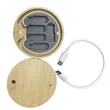 Bamboo 6 in 1 Charging Cable with Round Storage Case | https://www.bestnamebadges.com