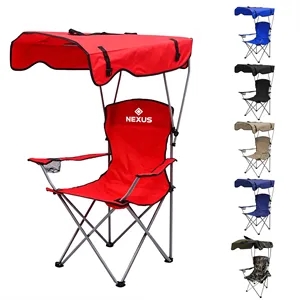 Portable Outdoor Folding Camping Chair With Canopy