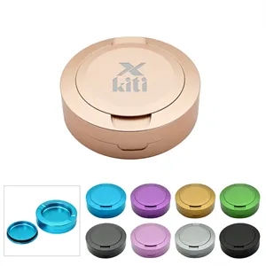 Portable Round Zyn Container Metal Snuff Can