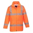 PORTWEST® Hi-Vis Wind Resistant Rain Traffic Jacket w/ Hood | https://www.bestnamebadges.com