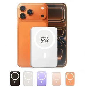 5000mAh Magnetic Wireless Power Bank Portable Phone Charger