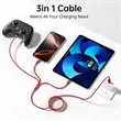 3-in-1 Braided Fast Charge Cable for All Phones | https://www.bestnamebadges.com