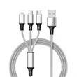 3-in-1 Braided Fast Charge Cable for All Phones | https://www.bestnamebadges.com