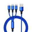 3-in-1 Braided Fast Charge Cable for All Phones | https://www.bestnamebadges.com