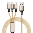3-in-1 Braided Fast Charge Cable for All Phones | https://www.bestnamebadges.com