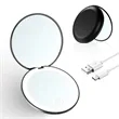 Handheld LED Makeup Mirror 2X Magnifying | https://www.bestnamebadges.com