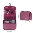 Large Capacity Portable Hanging Travel Toiletry Bag | https://www.bestnamebadges.com
