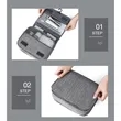 Large Capacity Portable Hanging Travel Toiletry Bag | https://www.bestnamebadges.com