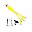 2-In-2 Charging Cable Keychain With Built-In Phone Stand | https://www.bestnamebadges.com