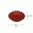 Stress-Relieving American Football Fidget Spinner Toy | https://www.bestnamebadges.com