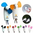 Portable Mini Fan With Carabiner And Flashlight | https://www.bestnamebadges.com
