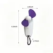 Portable Mini Fan With Carabiner And Flashlight | https://www.bestnamebadges.com