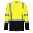 PORTWEST® Breathable Laguna Hi-Vis Contrast Pocket T-Shirt | https://www.bestnamebadges.com