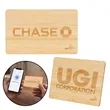 EcoTap NFC Bamboo Card | https://www.bestnamebadges.com