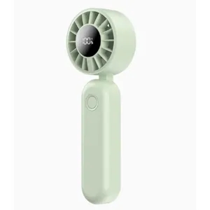 1200mAh Digital Display Handheld Fan - 5 Speed
