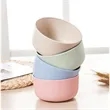 Wheat Straw Bowl Set 4 pcs | https://www.bestnamebadges.com