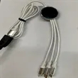 Custom LED Glow Logo 3-in-1 USB Cable | https://www.bestnamebadges.com