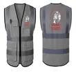 Multi-pocket Reflective Vest | https://www.bestnamebadges.com