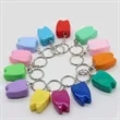 Tooth Shape Dental Floss With Keychain | https://www.bestnamebadges.com