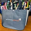 Laminated Non-woven Tote | https://www.bestnamebadges.com