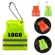 Reflective Vest Keychain | https://www.bestnamebadges.com