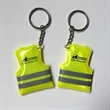 Reflective Vest Keychain | https://www.bestnamebadges.com