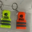 Reflective Vest Keychain | https://www.bestnamebadges.com