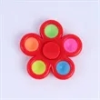 Fidget Pop It Toy Bubble Keychain Spinner Simple Dimple | https://www.bestnamebadges.com