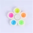 Fidget Pop It Toy Bubble Keychain Spinner Simple Dimple | https://www.bestnamebadges.com