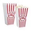 Plastic Popcorn Tubs | https://www.bestnamebadges.com