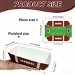 Disposable Fried Chicken Boat Shape Party Paper Box | https://www.bestnamebadges.com