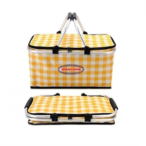Foldable Waterproof Insulated Picnic Shopping Basket
