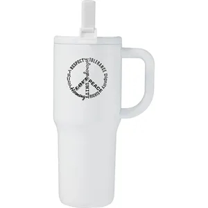 Alpine 30oz Vac Insul Mug w/protective straw cover