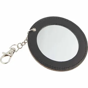 Recycled PU Travel Mirror Bag Charm