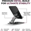 360 degree Rotating Aluminum Folding Cell Phone Stand | https://www.bestnamebadges.com