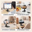 360 degree Rotating Aluminum Folding Cell Phone Stand | https://www.bestnamebadges.com
