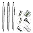 6 in 1 Multifunction Tool Pen with Ruler Stylus Screwdrivers | https://www.bestnamebadges.com