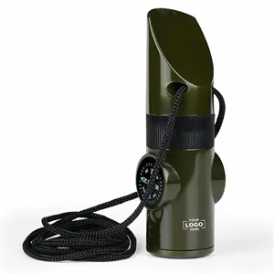 7 in 1 Outdoor Multifunctional Tool Whistle With Lanyard