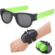 Foldable Portable Bracelet Sunglasses | https://www.bestnamebadges.com
