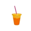 16oz Plastic Color Changing Cups w/ Lids & Straws | https://www.bestnamebadges.com